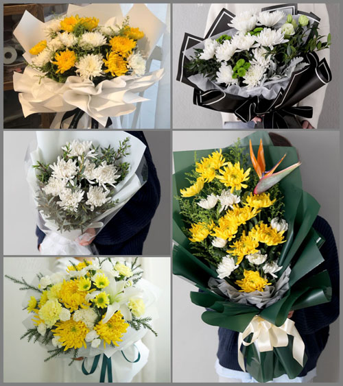 贵州贵阳息烽县九庄镇桐枝驿村白事花束代送